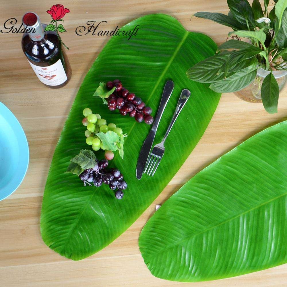 H4c8eaa6c59e94ff5a94fce1311280562b Banana Leaf for Table Mat - Image 1